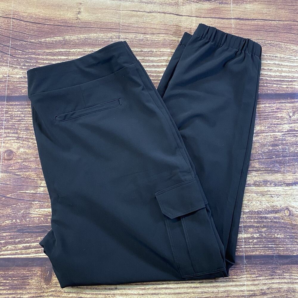 Chico's Lightweight Black Joggers Size 1